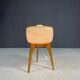 Large floor lamp ULUV, wood and frosted glass, Czechoslovakia, 1960s