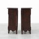 Pair of Breton Carved Oak Bedside Cabinets, France, circa 1900