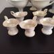 Luxury service of 16 pieces in pearlescent art porcelain - Signed DR PERLA, 1991