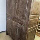 Louis XV carved wooden wardrobe from the 18th century