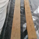 Pair of wooden farmhouse benches