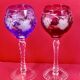 Rhin Wine Glasses Roemer Cut Crystal Colours 21 cm Lorraine Crystal