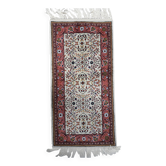 Tapis indien vintage Agra fait main 71 cm x 142 cm, années 1960