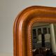 Faux bois antique mirror