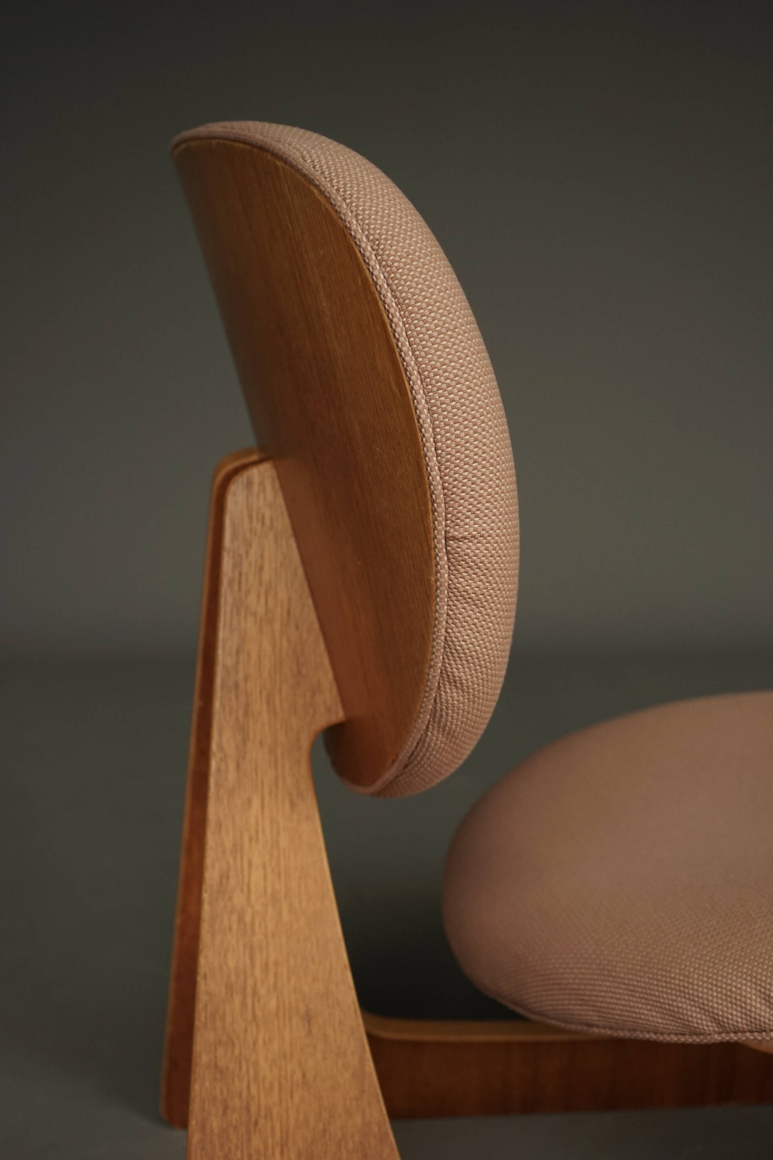 model 5016 Low Chair by Junzo Sakakura and Daisaku Cho, 1970s