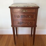 Louis XV style in-marquee bedside table