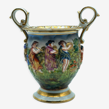 Miniature vase capodimonte