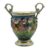 Miniature vase capodimonte