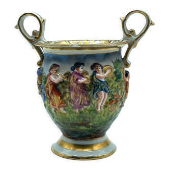 Miniature vase capodimonte