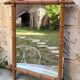 Bamboo mirror 52*65 cm