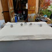 Vintage Chrome Pendant Light
