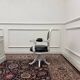 Classic English White Desk Set with Desk Chair