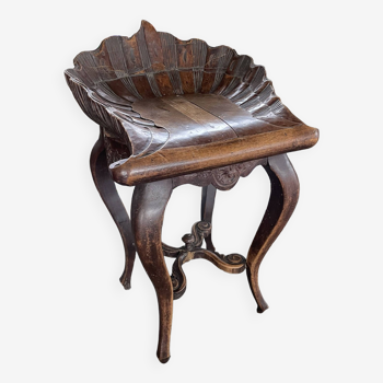 Old Breton “Saint-Jacques” stool 19th