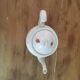 Teapot and its vintage porcelain milk jar