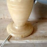 Old marbled stone lamp base