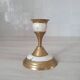 Bougeoir en laiton et nacre