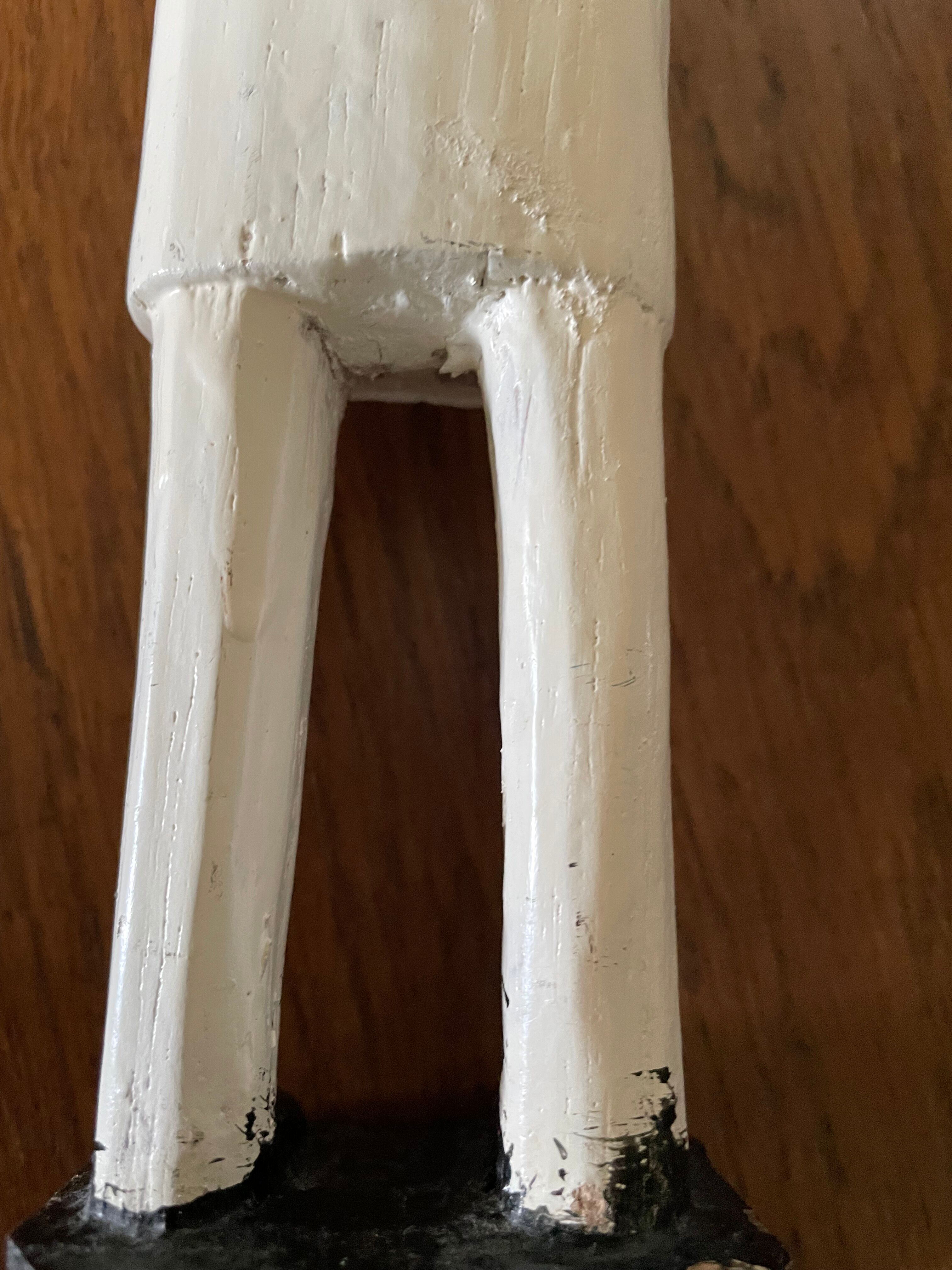 African settler wooden statuette