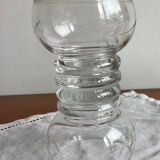 Set of 12 old small fine glasses