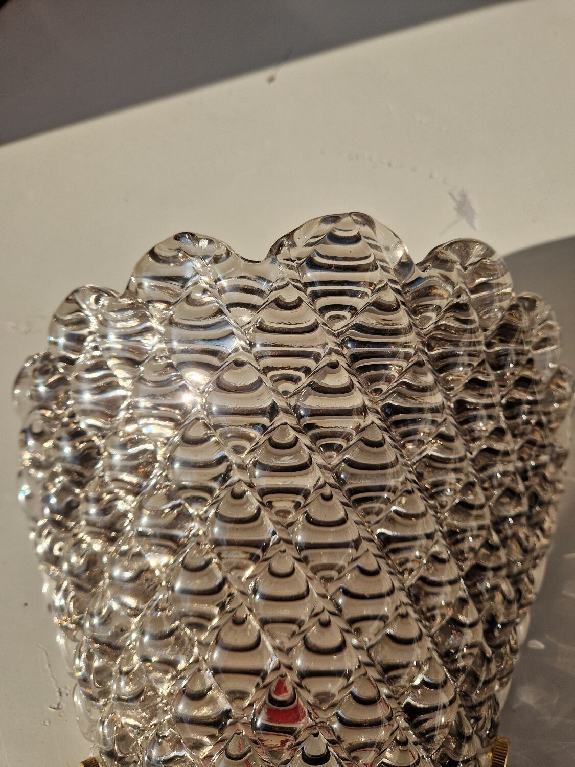 Pair of Murano glass wall lights