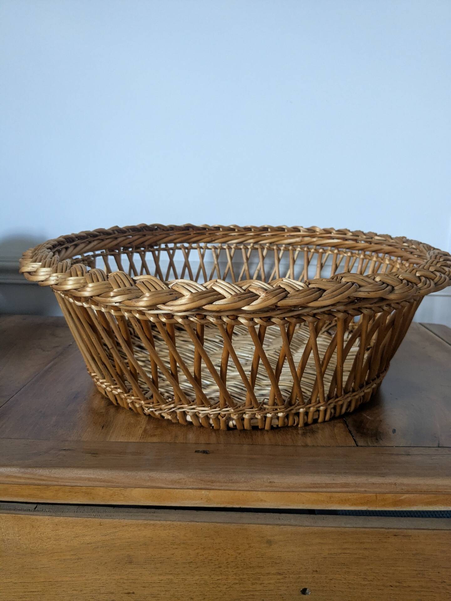 Panière en rotin 