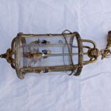 4-light lantern with bulging glass