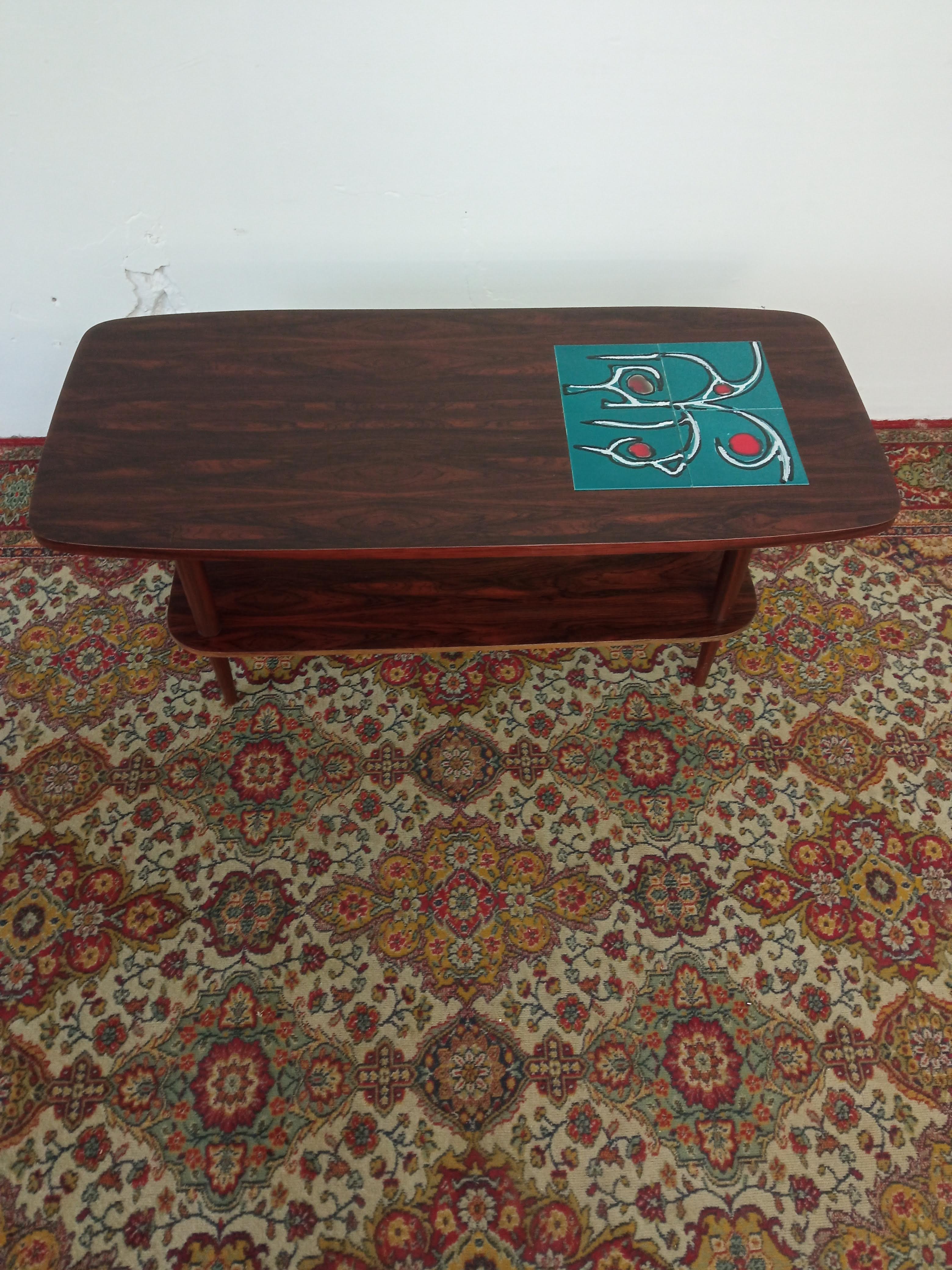 Rosewood coffee table