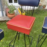 1950s Eiffel Bar Chairs in the Style of Frederick Weinberg - Set of 6