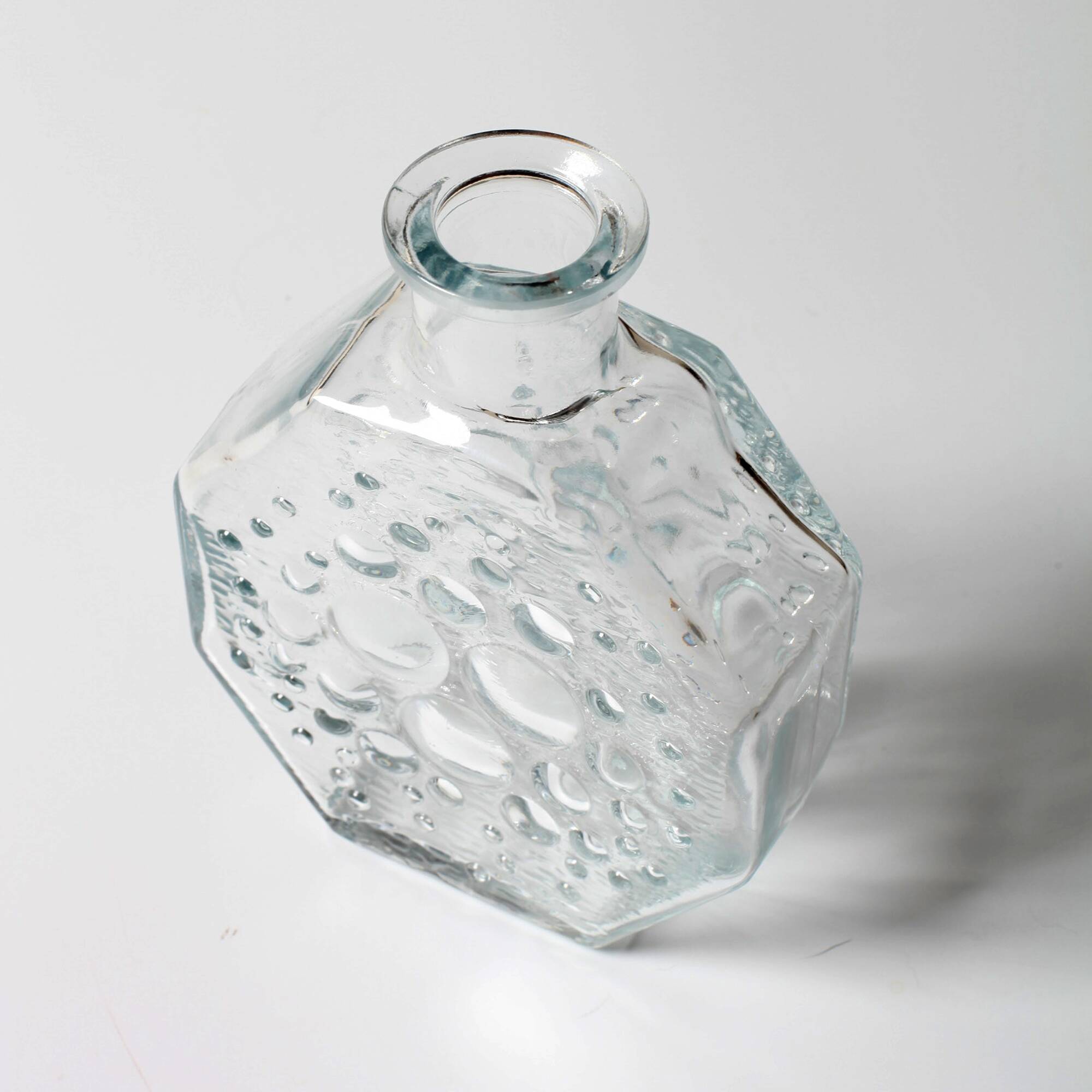 Mid-century Clear Stella Polaris Vase by Nanny Still for Riihimäki / 1967