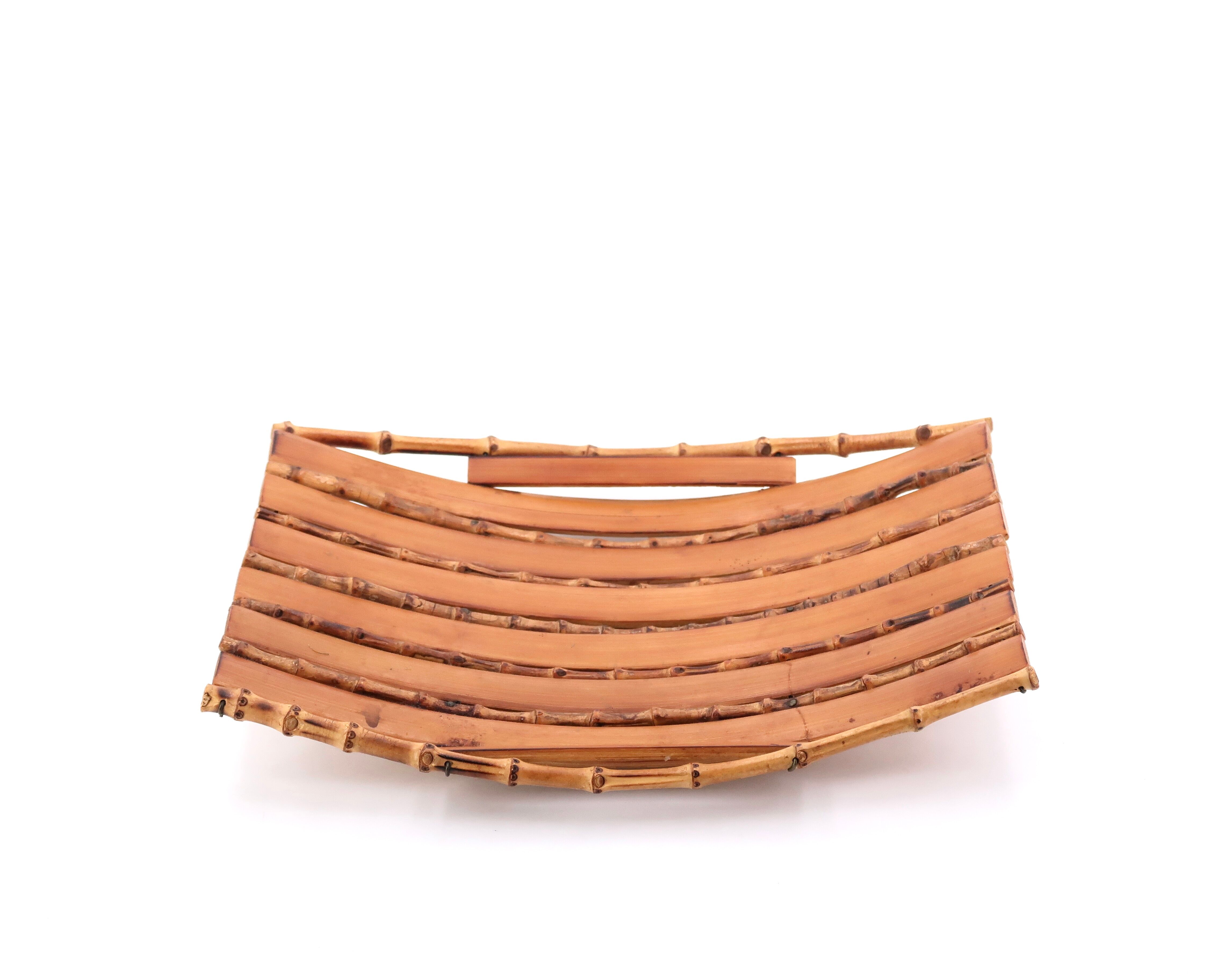 Empty pocket or bamboo fruit bowl
