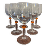 Water wine stemmed glass