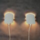 Two adjustable wall lights by lyfa