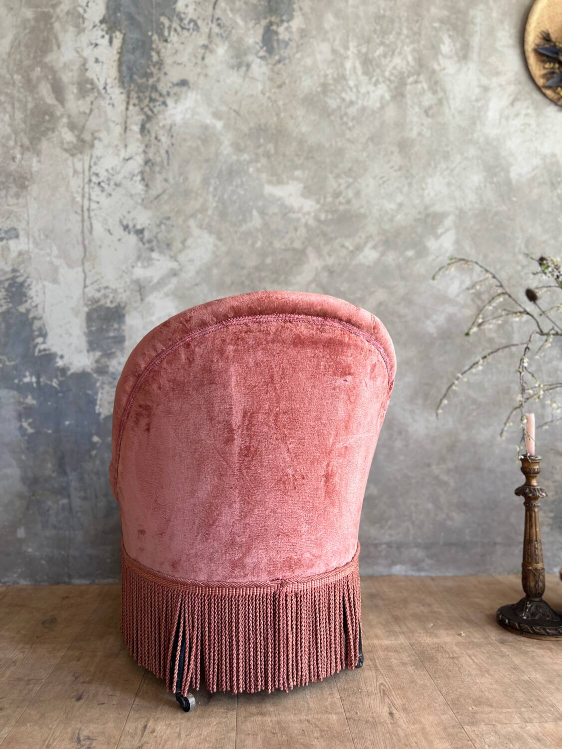 19th century toad armchair