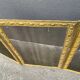 Antique 19th century fireplace screen, Bouhon Frères spark arrester