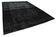 Hand-knotted persian overdyed 289 cm x 402 cm black wool carpet