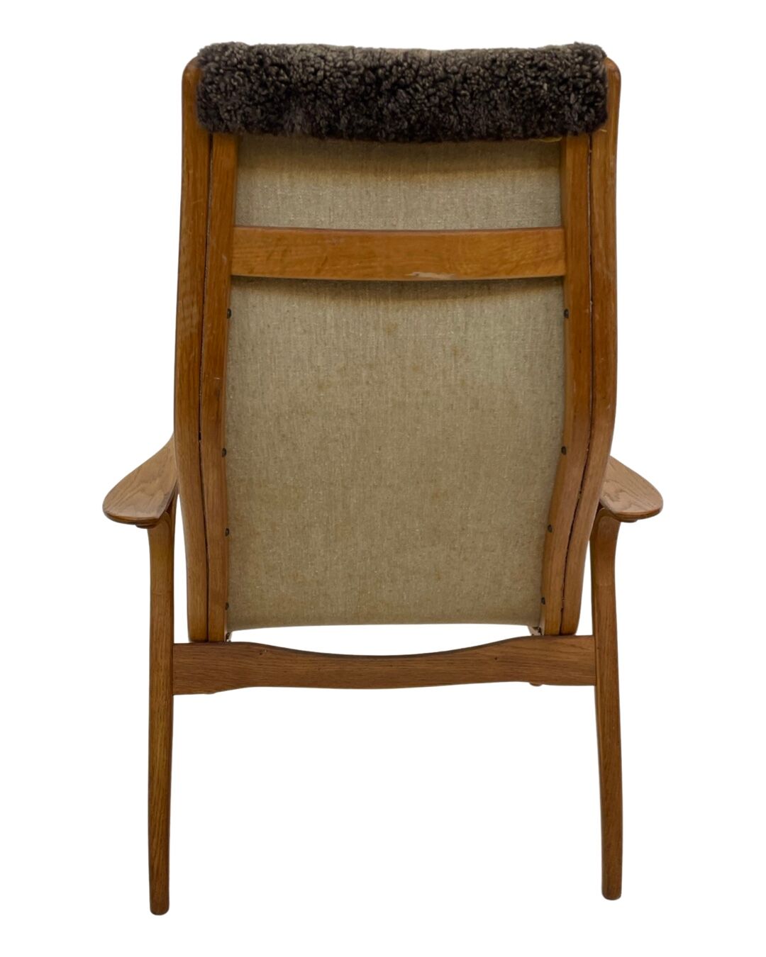 Vintage Swedish lamino armchair Yngve Ekstrom Design