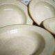Lot de 4 assiettes creuses en céramique polonaise