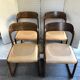Original Baumann "Sled" series of 4 chairs