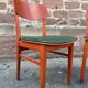 Paire de chaises bistrot vintage simili 1960
