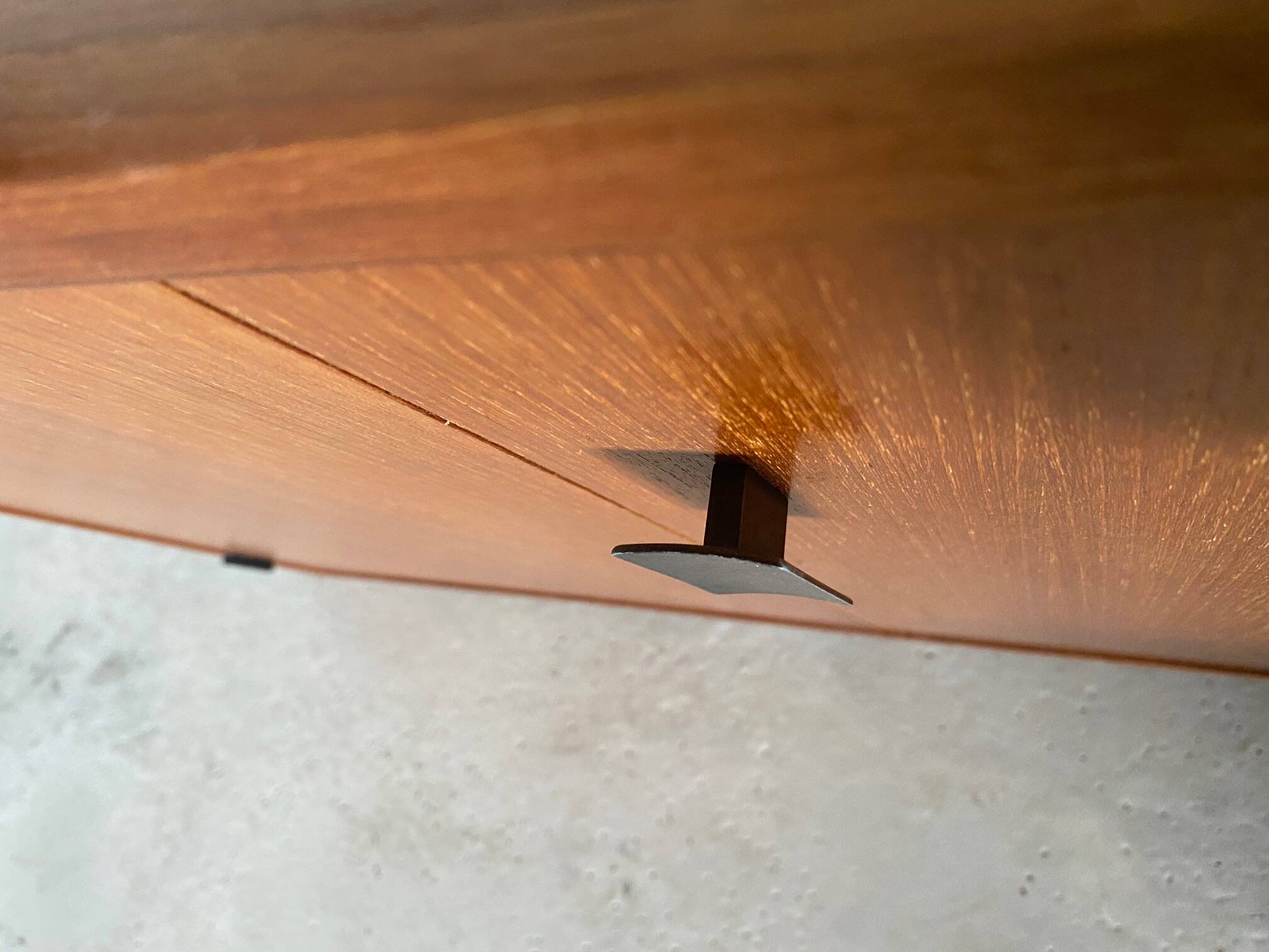 Storage unit module A (B) in Scandinavian teak from the 60s