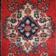 Vintage Persian Lilihan done hand 59cm x 93cm carpet 1970 s, 1C617
