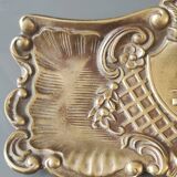 Purse style Rocaille/Napoleon III in aged gold patina brass