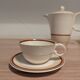 Large Longchamp set in France in earthenware Tea service, serving pieces