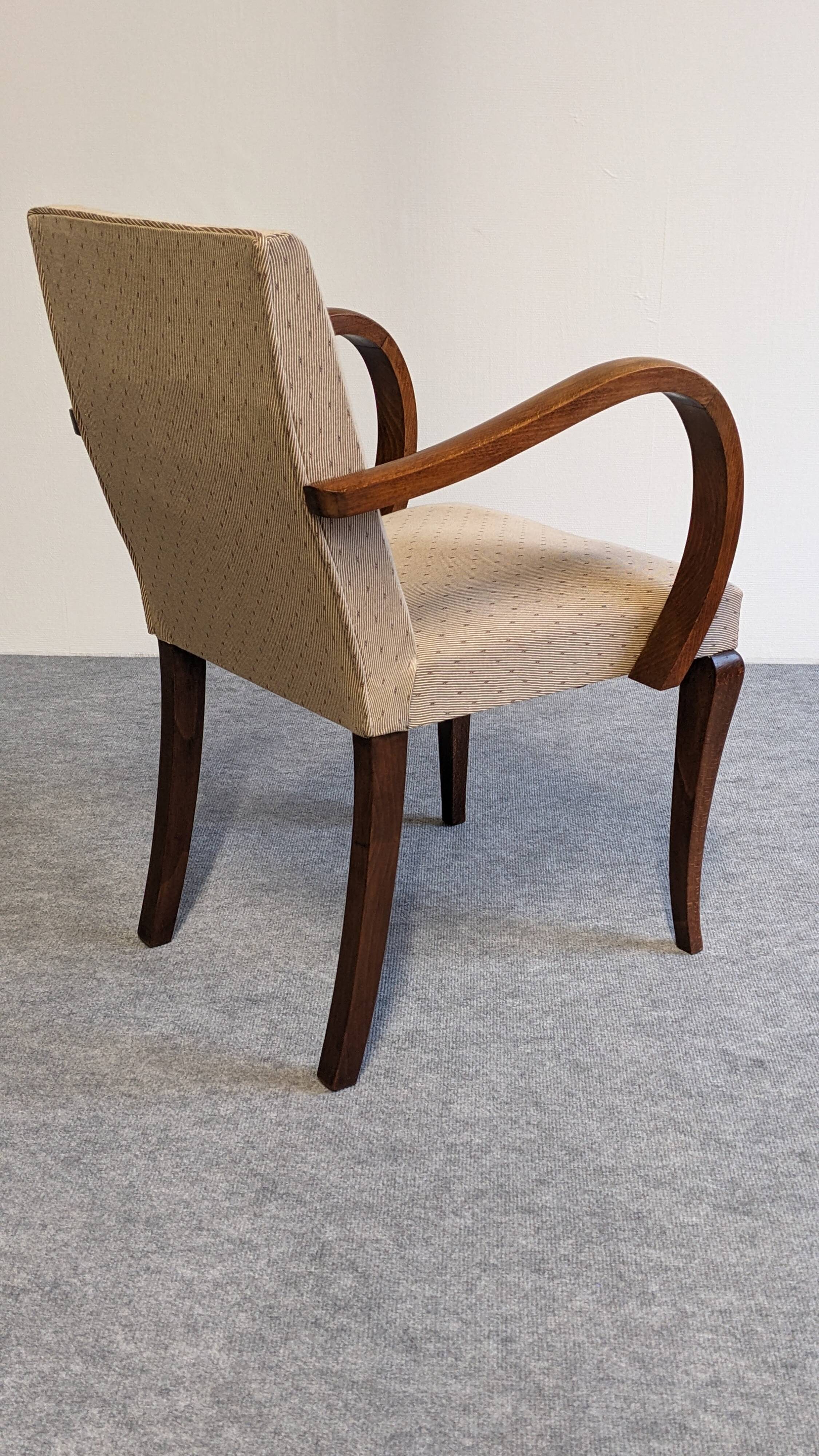 Paire de fauteuils bridge Art déco vers 1930