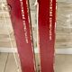 Paire de ski vintage en bois
