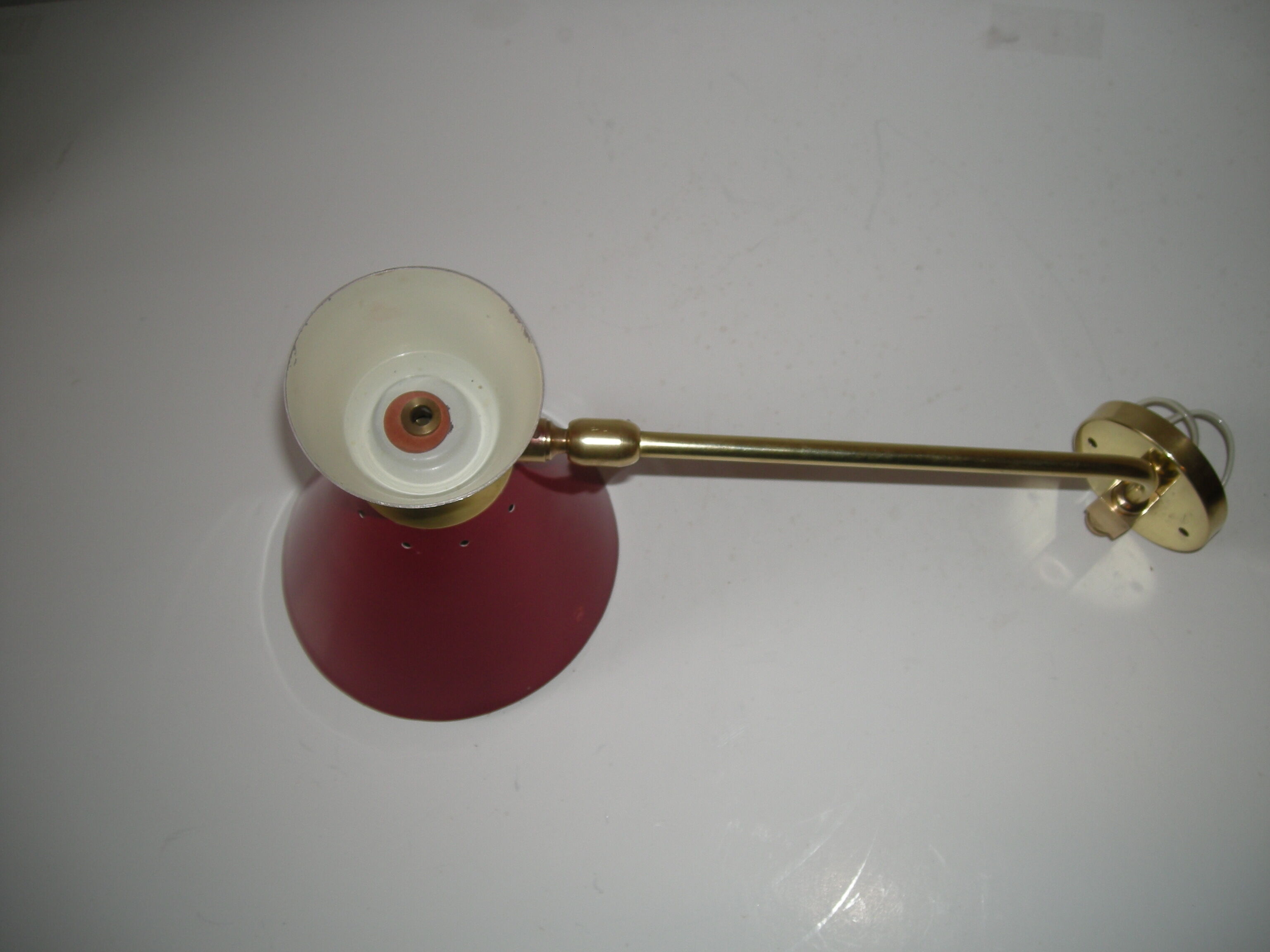 Diabolo arm wall lamp from the 50s