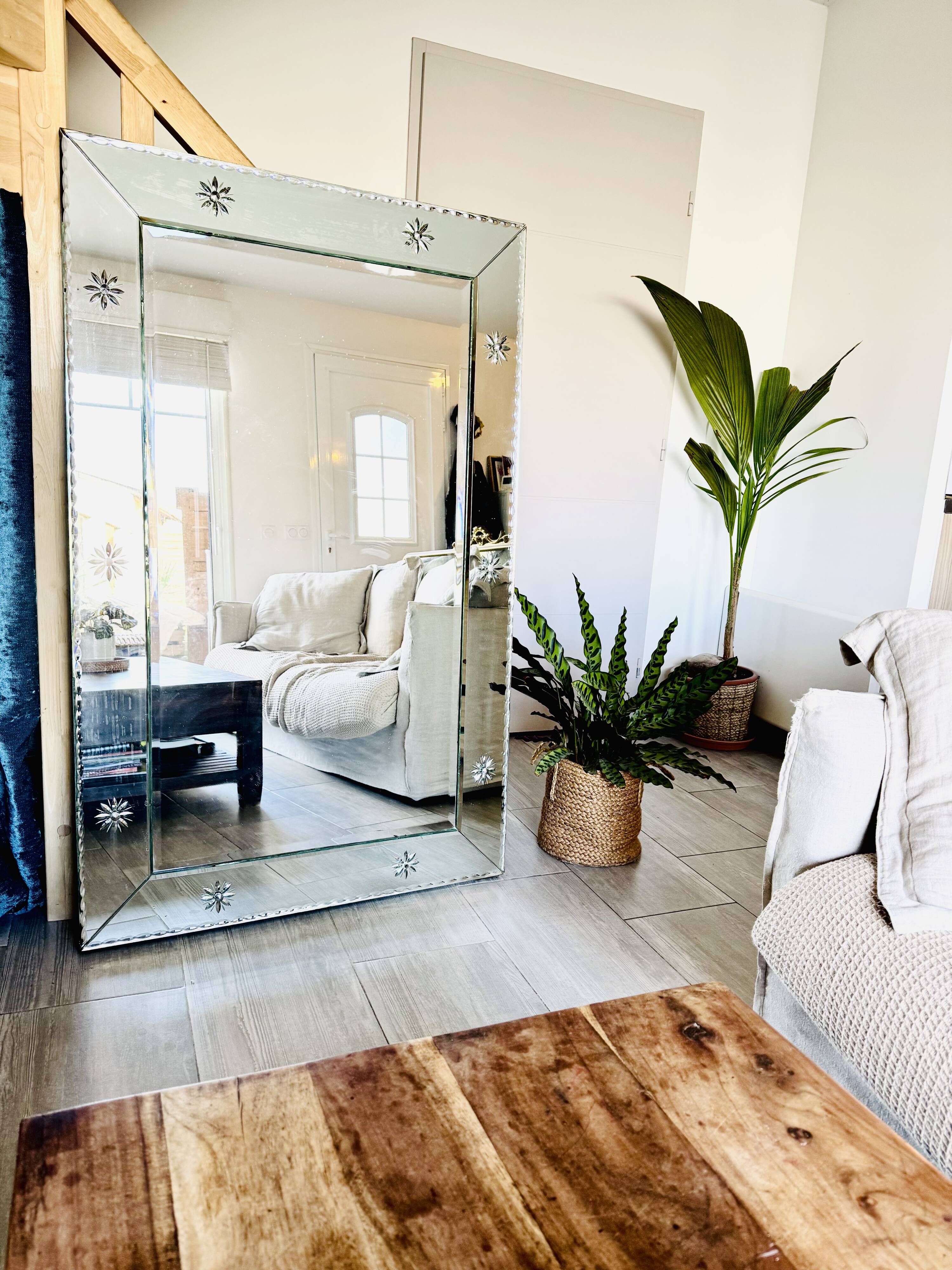 Very large Venetian mirror