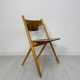 1/21 1950s vintage Hiller stackable plywood chairs from Germany in the style of Egon Eiermann