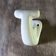 Porcelain hook or coat rack
