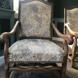 Louis XII bench and armchairs