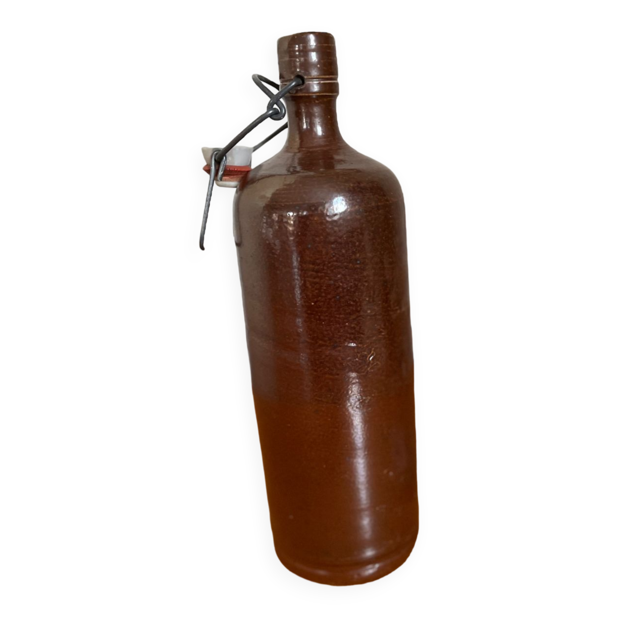 Vintage stoneware and porcelain bottle